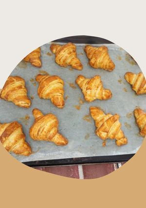 Una foto de Croissants caseros