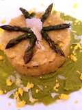 Risotto with Asparagus Cream and Egg Yolk