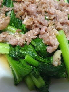 รูปของ ผัดผักกวางตุ้งหมูสับ