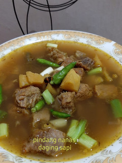 Foto resep Pindang nanas daging sapi