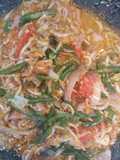 Ikan teri Medan tumis kencong/kecombrang