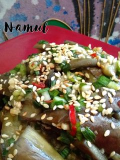 Foto resep Gaji Namul (Terong Kukus Berbumbu Ala Korea)