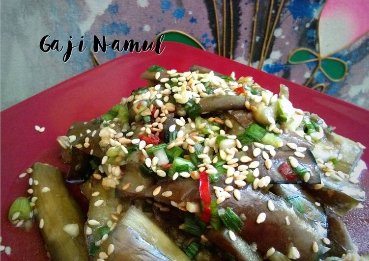 Bahan Membuat Gaji Namul (Terong Kukus Berbumbu Ala Korea) Anti Gagal