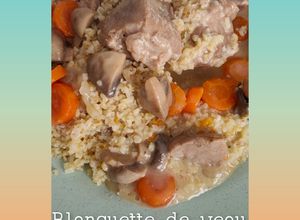 Une photo de Blanquette de veau au cookeo