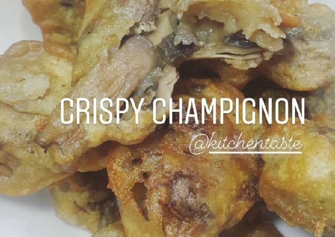 Langkah Mudah Memasak Resep CRISPY CHAMPIGNON Mushroom