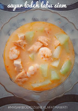 Foto resep Sayur lodeh labu siam (lontong sayur)