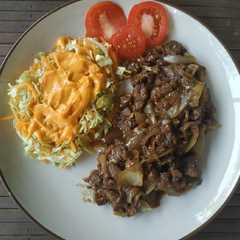 A picture of Beef teriyaki.