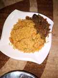 Vegetables jallof rice