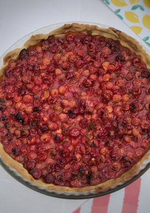 Une photo de Tarte aux cerises aigres