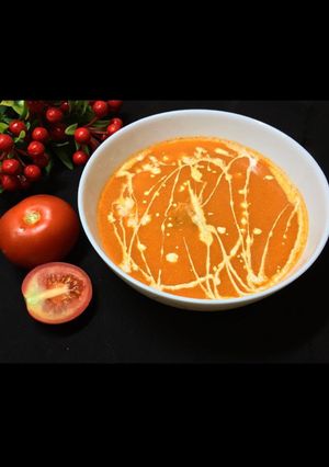 A picture of Tomato soup.