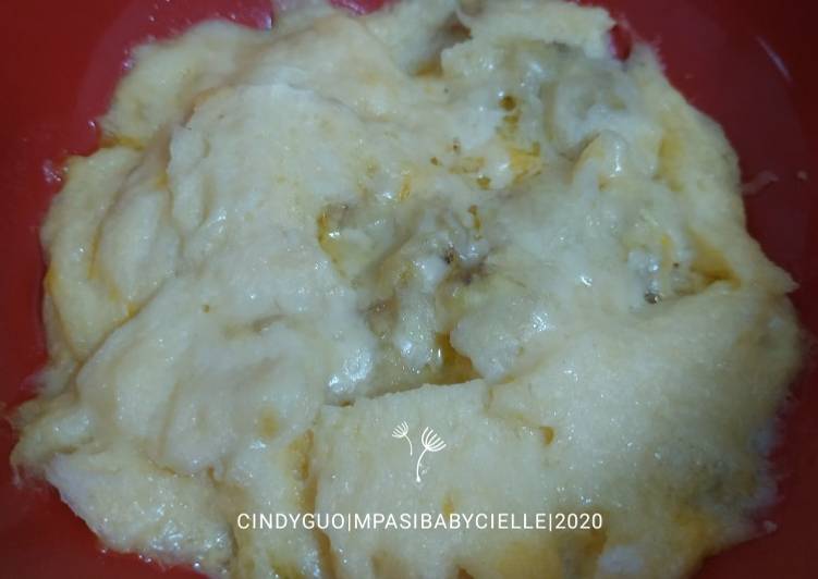 Resep: 91. MPASI 13+ Pudding Roti Pisang Snack Anti GTM yang Enak