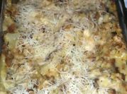 A picture of chicken stuffing