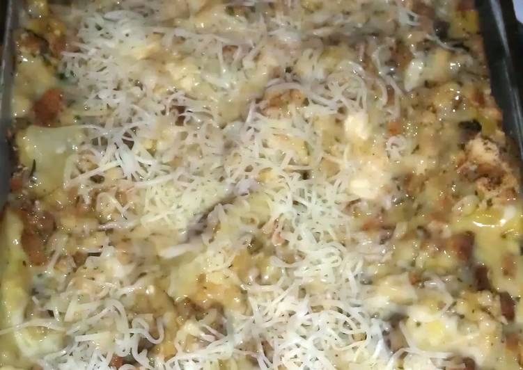 Simple Way to Prepare Perfect Creamy Chicken and Stuffing Casserole