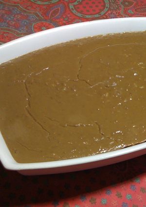 A picture of Moujadarah : Lentils Puree.