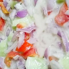 3 spice Raita salad 🥗 A picture of 3 spice Raita salad 🥗.