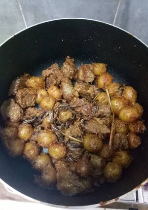 Foto resep Rendang kambing+kentang