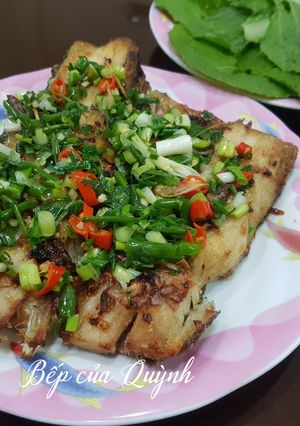 Hình của món Cá nhói nướng.