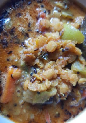 সব্জী ডাল(sabji dal recipe in Bengali) রেসিপির প্রধান ছবি
