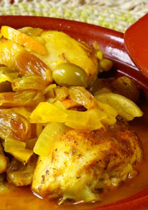 A picture of Fabulous Chicken Tagine With Olives.