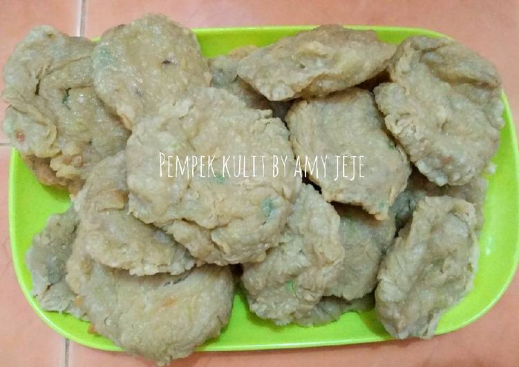 resep cara mengolah Pempek Kulit Tenggiri