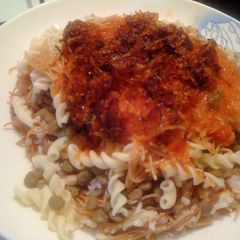 A picture of The Egyptian Koshari.