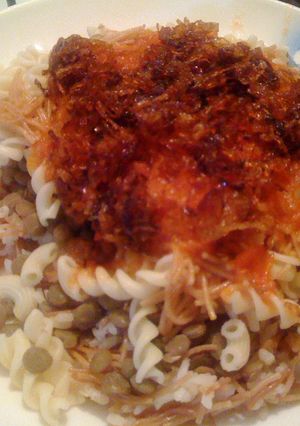 A picture of The Egyptian Koshari.