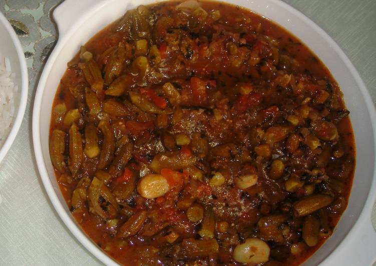 Recipe of Quick Okra and Lamb : Bamia Stew