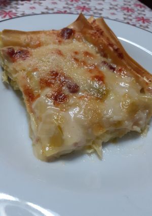 Foto di Lasagne porri e pancetta