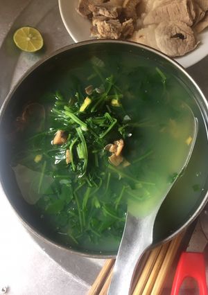 Hình của món Canh rau cải.