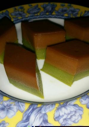 Foto resep Talam pandan gula merah kesukaan keluarga