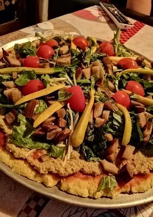 Una foto de Pizza Vegana y Sin Gluten
