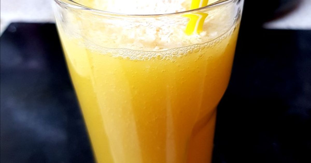 My Mango &amp; Coconut Fruit Juice 🤗 Recipe by Maureen 😀 - Cookpad