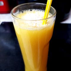 A picture of My Mango & Coconut Fruit Juice 🤗.