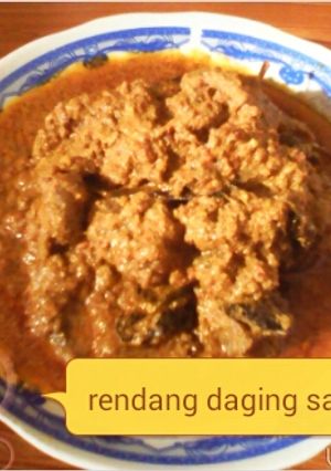Foto resep Rendang daging sapi