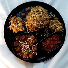 Triple Schezwan Fried rice A picture of Triple Schezwan Fried rice.