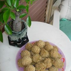 A picture of Zucchini balls by Christina.