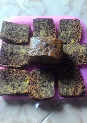 Foto resep Brownies kukus pisang raja