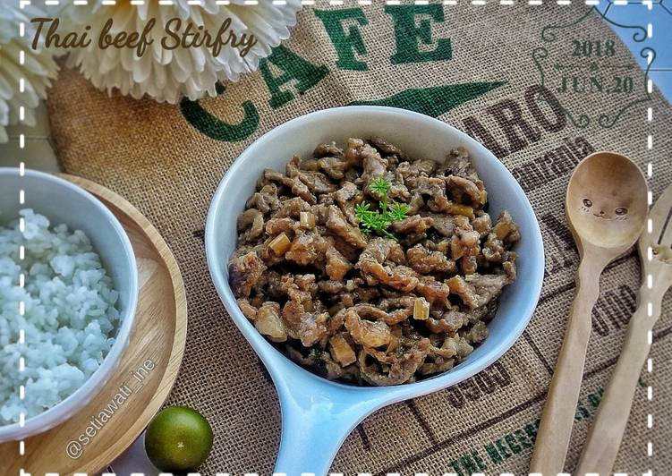 Thai Beef Stirfry