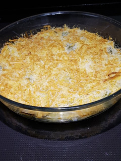 Una foto de Pastel de verduras crujiente y cremoso