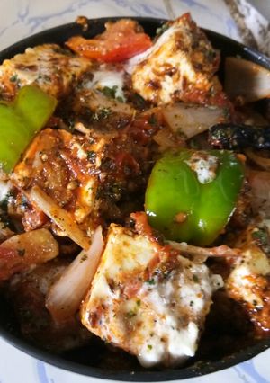 A picture of Kadhai Paneer.