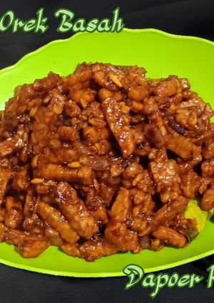Foto resep Tempe orek basah