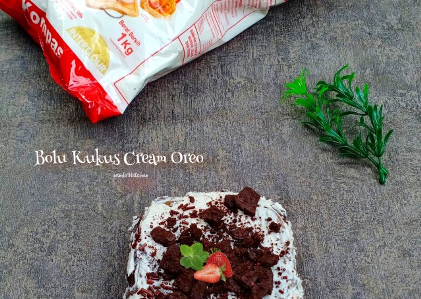Bolu kukus cream Oreo