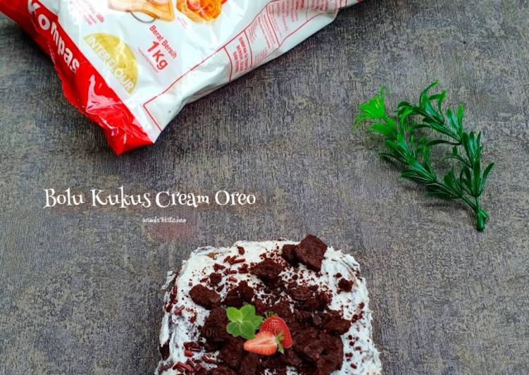 Resep Mudah Bolu kukus cream Oreo Lezat Mantap