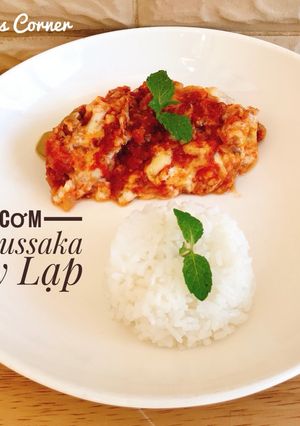 Hình của món Cơm Moussaka Hy Lạp - Ăn dặm.