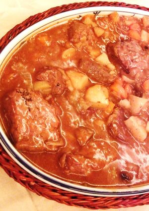 A picture of Lamb Shanks Stew.