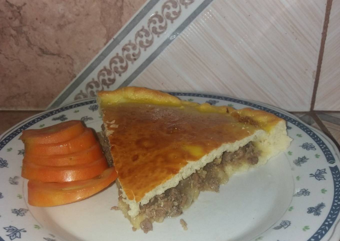 Tarta de carne molida