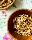 Overnight Oats with Tofu and Black Sugar Syrup