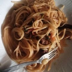 A picture of Meat Spaghetti.