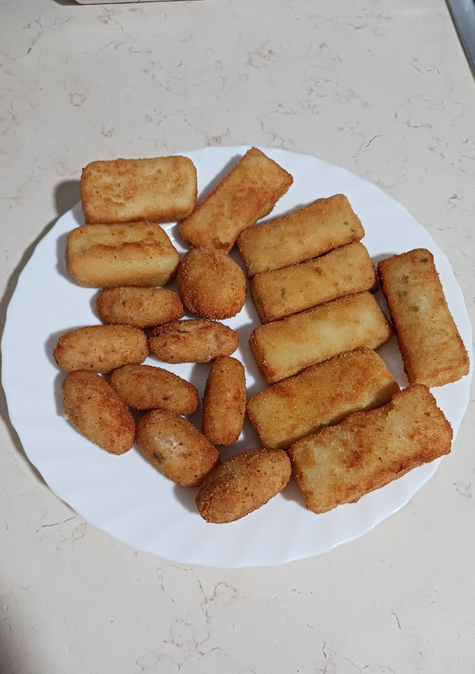 Una foto de Croquetas de pollo o jamón