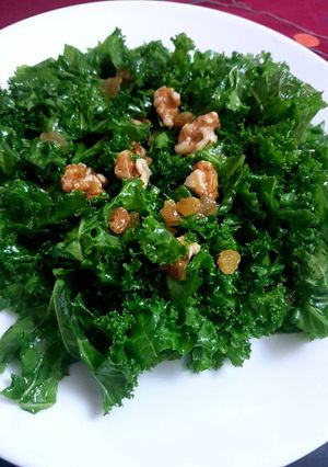 A picture of Kale salad.